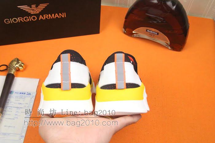 Armani男鞋 2019官網最新款 官網原材料 阿瑪尼休閒時尚男鞋  jpx2083